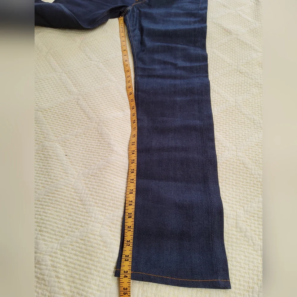 3×1 NYC Navy Blue Strait Leg Jeans Size 34